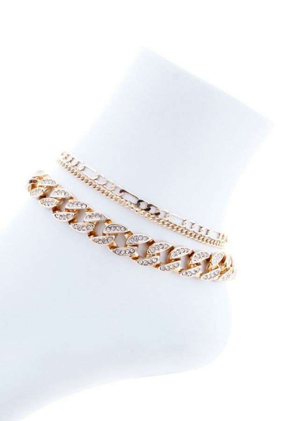 Accessories * | Joia What'S New Ka5001 Gold Ankle Chain