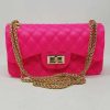 Accessories * | Eli Jp068 Neon Pink Jelly Purse (Medium)