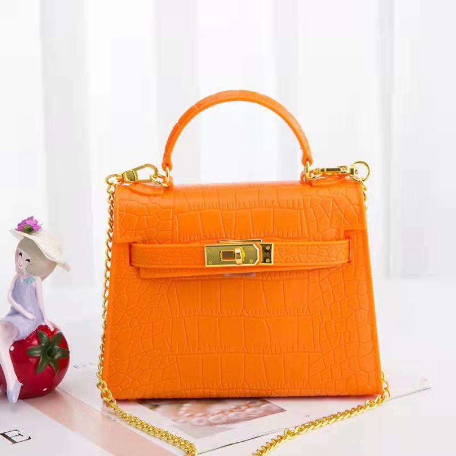 Accessories * | China 2044 Purse Orange Best Sellers