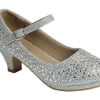 Kids * | Forever Dana66 Kids Silver Shoe Type