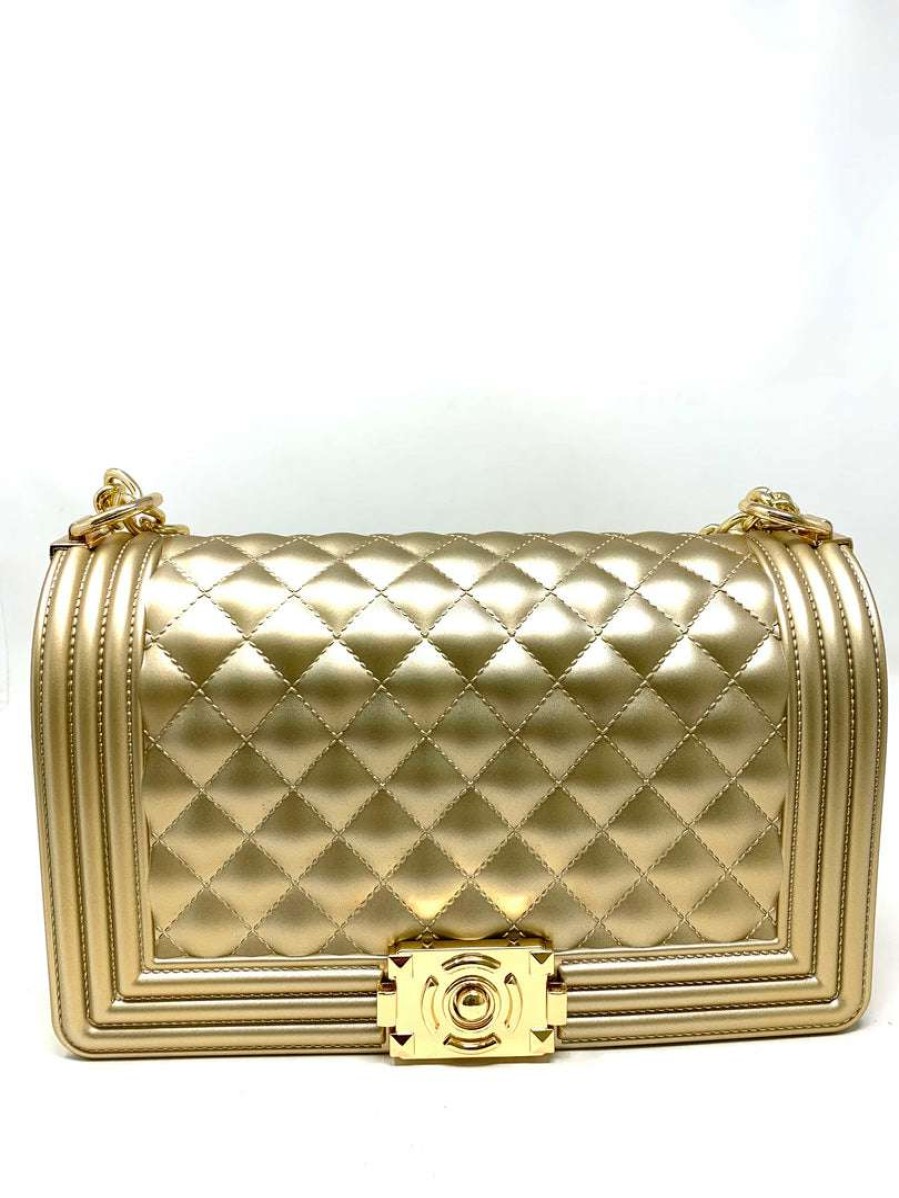 Accessories * | Joia 7048 Gold Jelly Purse