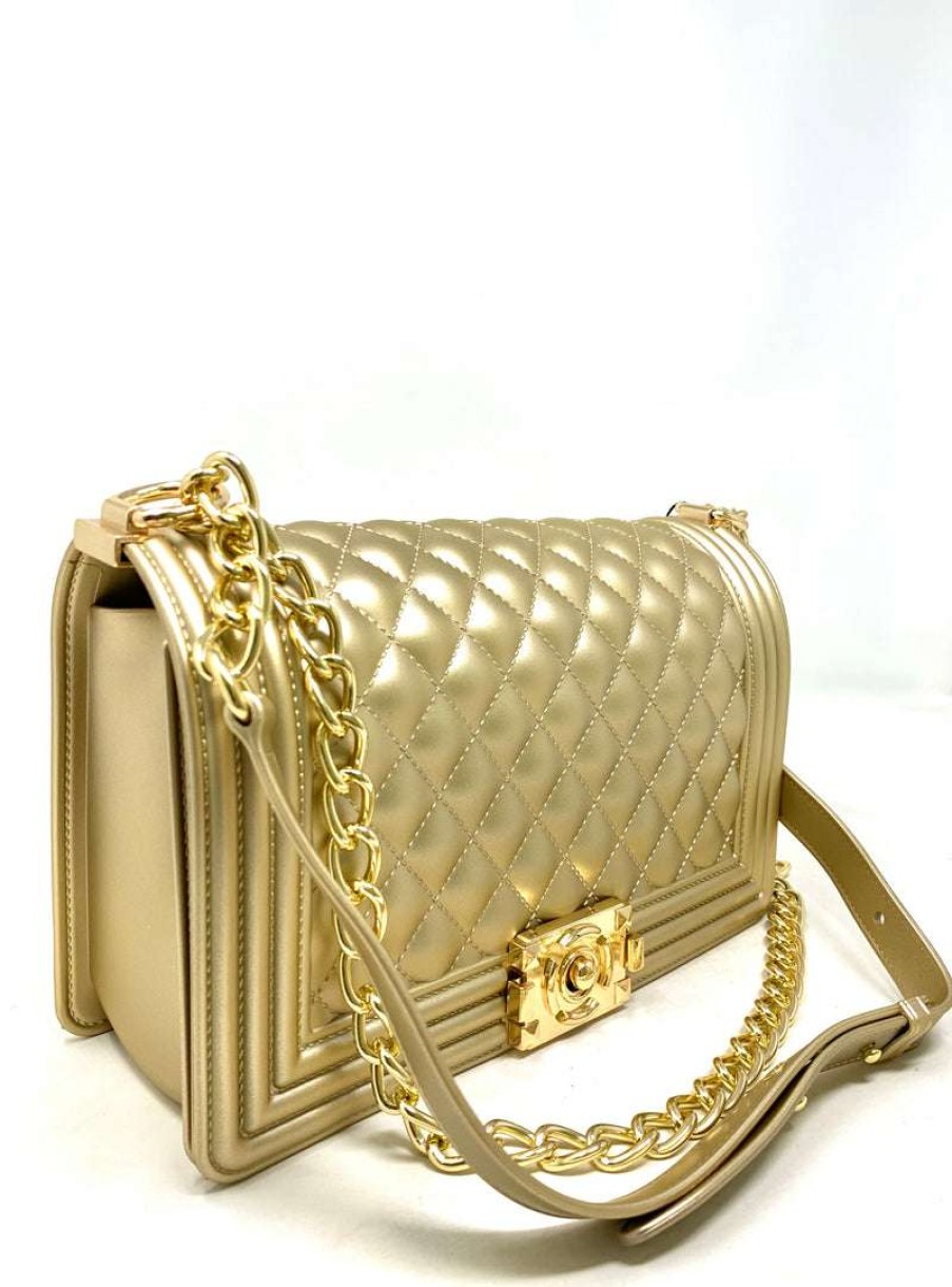 Accessories * | Joia 7048 Gold Jelly Purse