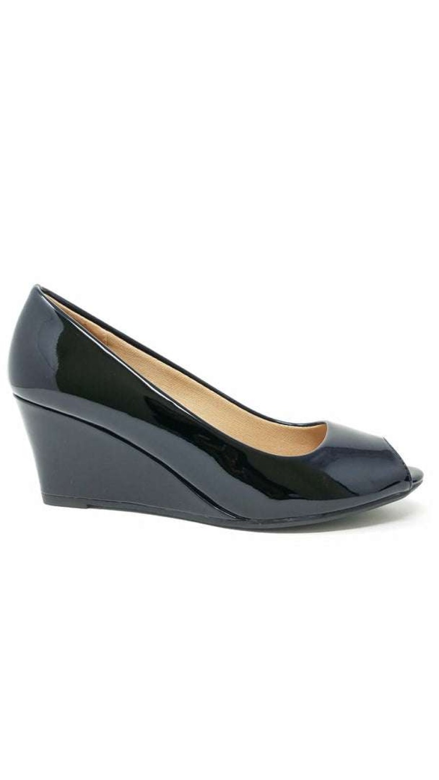 Shoe Type * | Forever Doris12 Black Patent Back In Stock