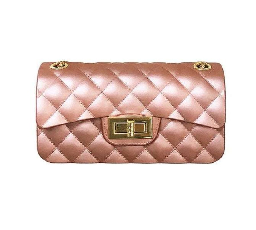 Accessories * | Eli Jp068 Pearl Pink Jelly Purse (Medium) What'S New