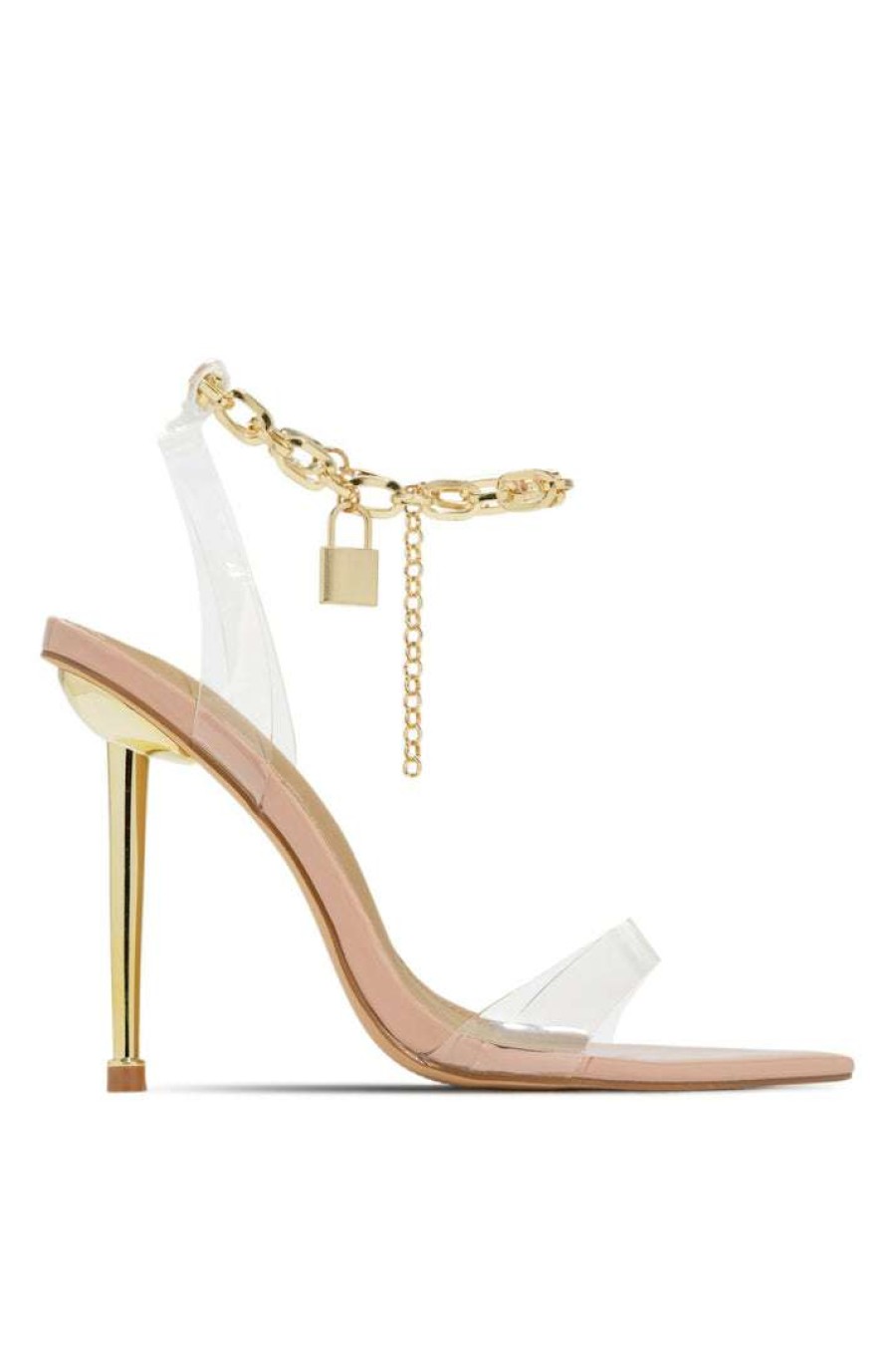 Shoe Type * | Lemonade Front Row Nude & Clear What'S New