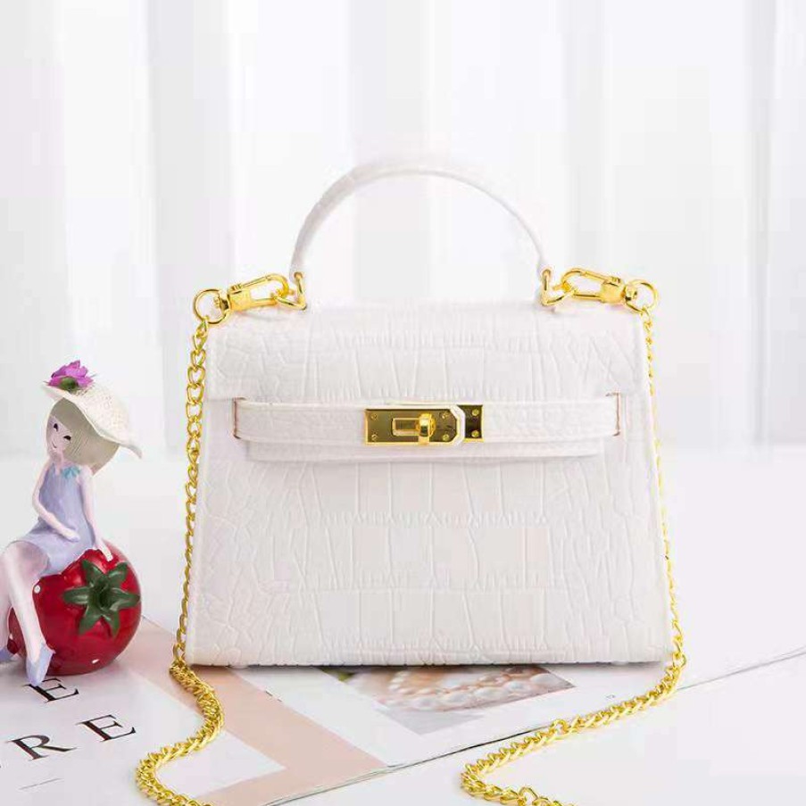 Accessories * | China Best Sellers 2044 Purse White