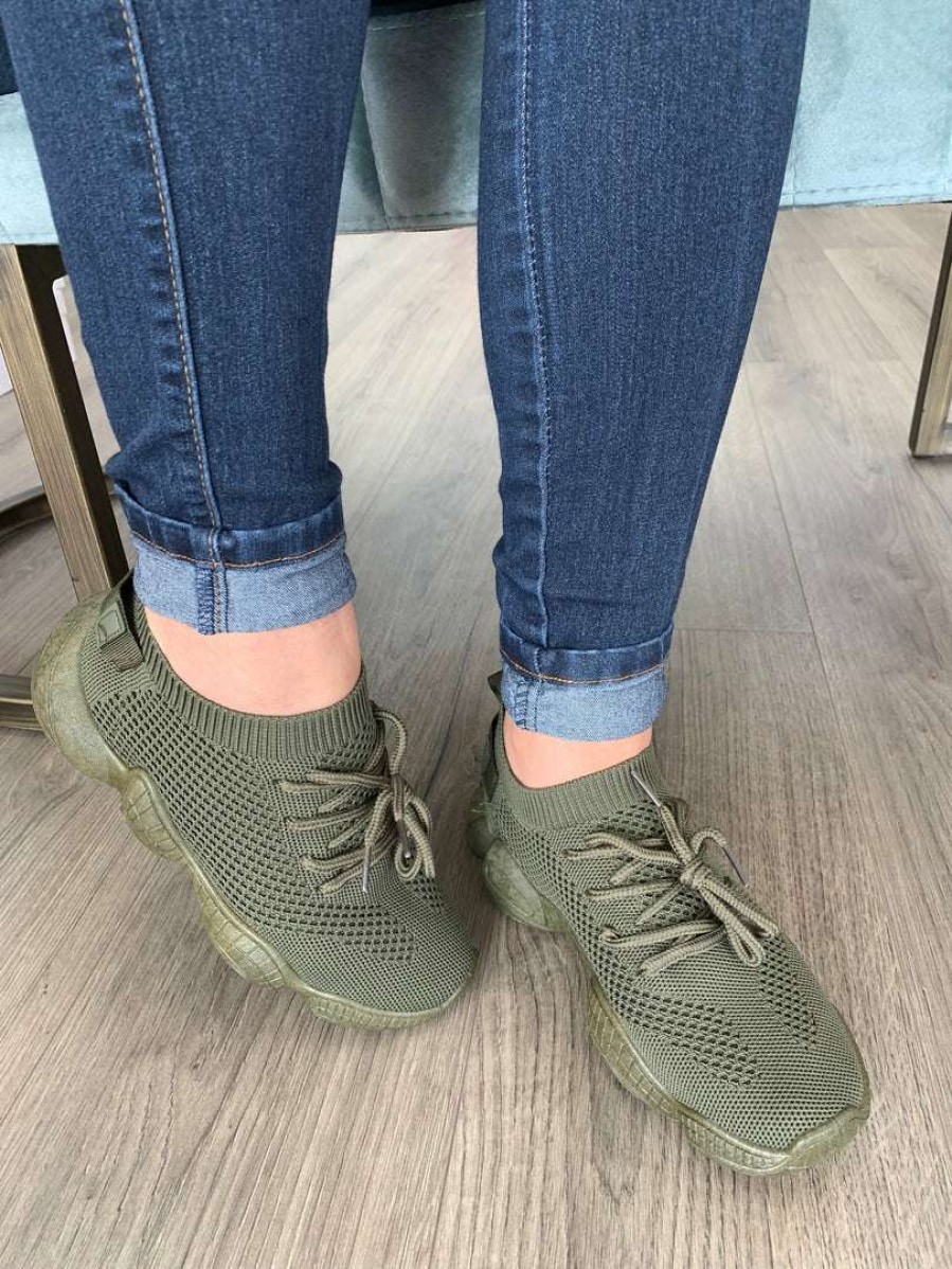 Shoe Type * | Ann More What'S New Charlie Olive Green