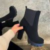 Shoe Type * | Shoe Magnate Latavia3 Black Nubuck What'S New