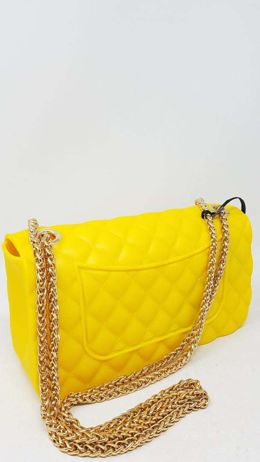 Accessories * | Eli Jp068 Neon Yellow Jelly Purse (Medium) What'S New