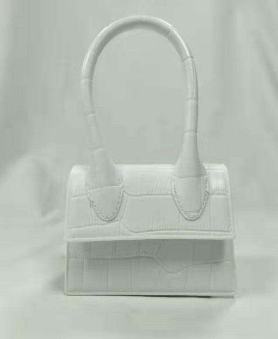 Accessories * | China What'S New 9128 White Mini Purse