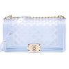 Accessories * | Joia Back In Stock 7060 Clear Jelly Purse (Large)