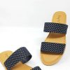 Shoe Type * | Jp What'S New Waterfront74 Blk/Wht Polka Dot