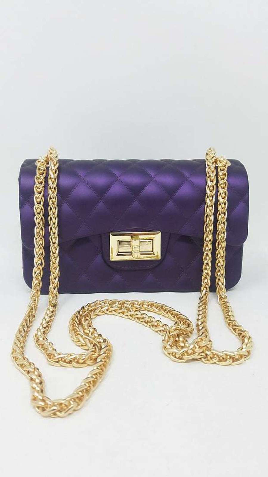 Accessories * | Eli Jp067 Purple Jelly Purse (Small) What'S New