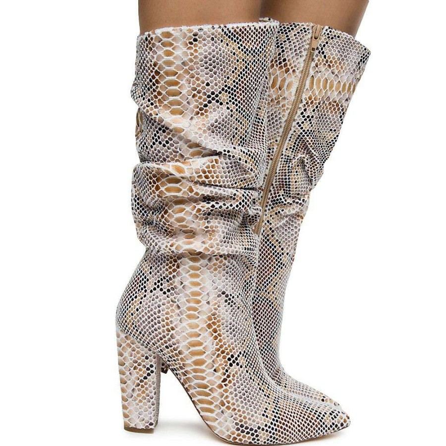 Shoe Type * | Liliana Hariot1 Beige Snake